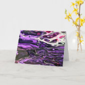 抽象芸術カラー勉強195、カード カード (黄色い花)