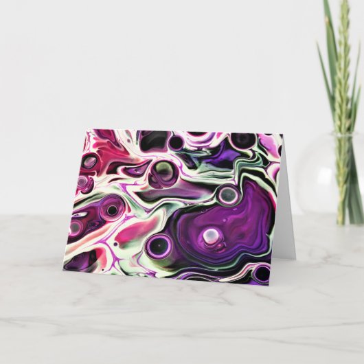 抽象芸術カラー勉強196、カード カード (正面)