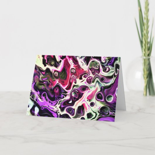 抽象芸術カラー勉強197、カード カード (正面)