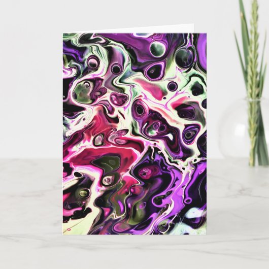 抽象芸術カラー勉強197、カード カード (正面)