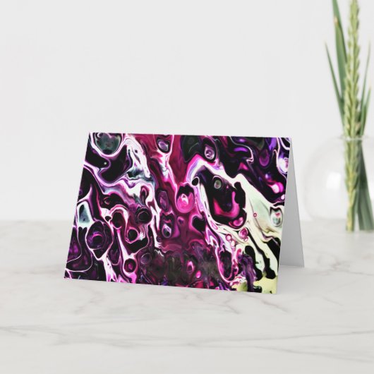 抽象芸術カラー勉強198、カード カード (正面)