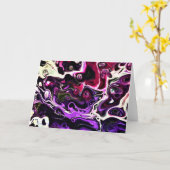 抽象芸術カラー勉強199、カード カード (黄色い花)