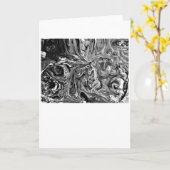 抽象芸術カラー勉強1 /ノワール，カード カード (黄色い花)