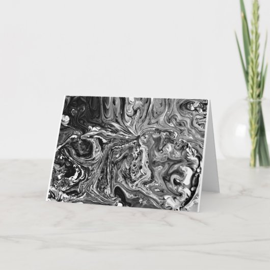 抽象芸術カラー勉強1 /ノワール，カード カード (正面)