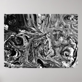 抽象芸術カラー勉強1 /ノワール、 ポスター