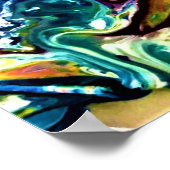 抽象芸術カラー勉強1, ポスター (角)