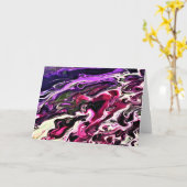 抽象芸術カラー勉強200、カード カード (黄色い花)