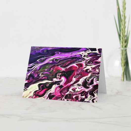 抽象芸術カラー勉強200、カード カード (正面)