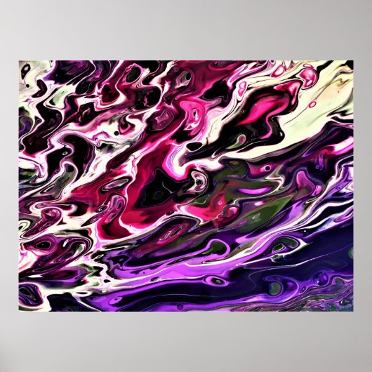 抽象芸術カラー勉強200、 ポスター (正面)