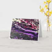 抽象芸術カラー勉強201、カード カード (黄色い花)