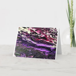 抽象芸術カラー勉強201、カード カード