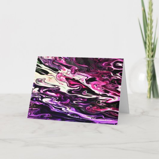 抽象芸術カラー勉強202、カード カード (正面)