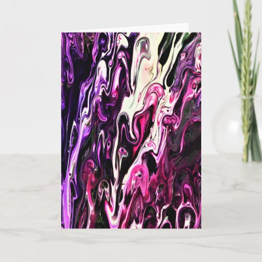 抽象芸術カラー勉強202、カード カード (正面)