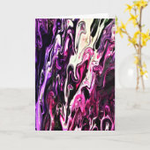 抽象芸術カラー勉強202、カード カード (黄色い花)