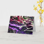 抽象芸術カラー勉強203、カード カード (黄色い花)