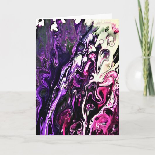 抽象芸術カラー勉強204、カード カード (正面)