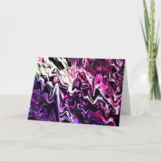 抽象芸術カラー勉強205、カード カード (正面)