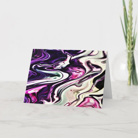 抽象芸術カラー勉強206、カード カード (正面)