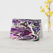 抽象芸術カラー勉強207、カード カード (黄色い花)