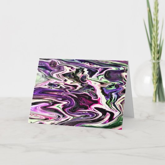 抽象芸術カラー勉強207、カード カード (正面)