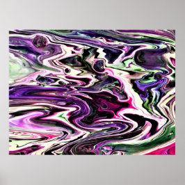 抽象芸術カラー勉強207、 ポスター