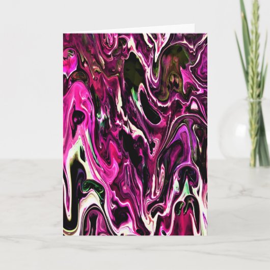 抽象芸術カラー勉強208、カード カード (正面)