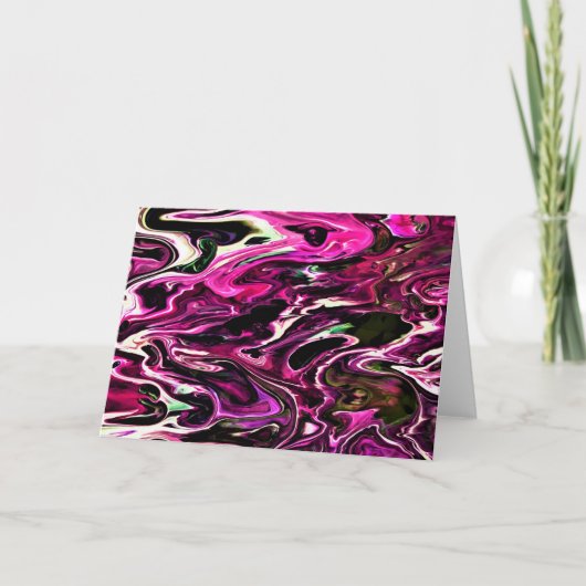 抽象芸術カラー勉強208、カード カード (正面)