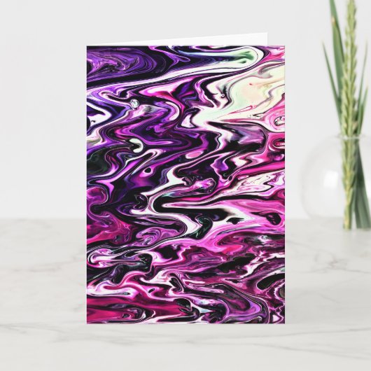 抽象芸術カラー勉強209、カード カード (正面)