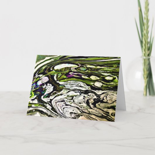 抽象芸術カラー勉強20、カード カード (正面)