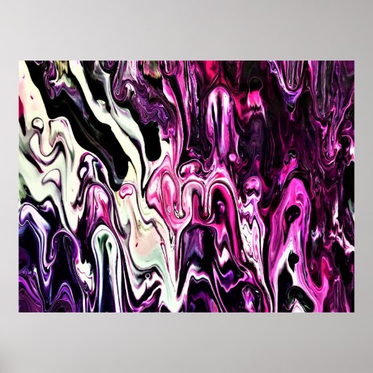 抽象芸術カラー勉強210、 ポスター (正面)