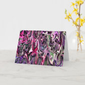 抽象芸術カラー勉強212、カード カード (黄色い花)