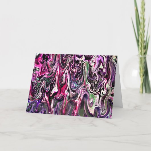 抽象芸術カラー勉強212、カード カード (正面)