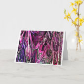 抽象芸術カラー勉強214、カード カード (黄色い花)