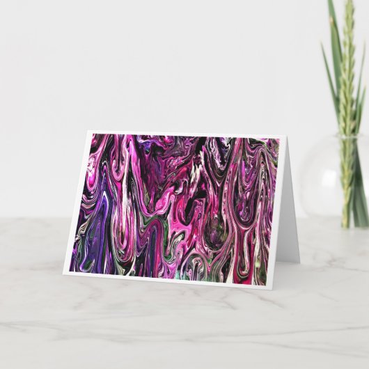 抽象芸術カラー勉強214、カード カード (正面)