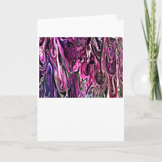 抽象芸術カラー勉強214、カード カード (正面)