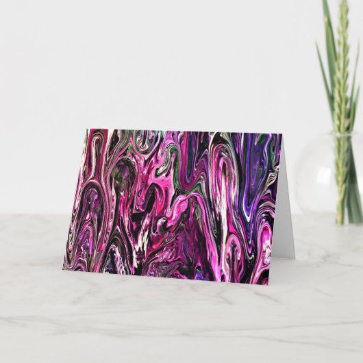 抽象芸術カラー勉強214、カード カード (正面)