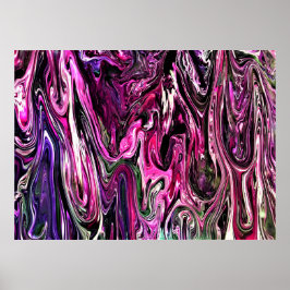 抽象芸術カラー勉強214、 ポスター