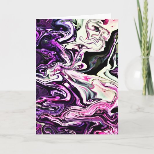 抽象芸術カラー勉強215、カード カード (正面)