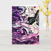 抽象芸術カラー勉強215、カード カード (黄色い花)