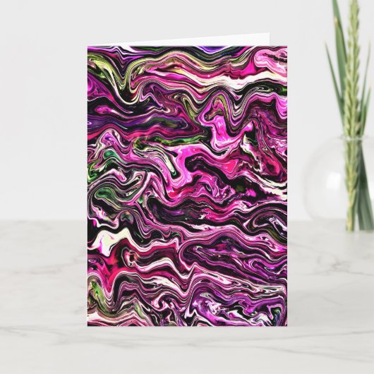 抽象芸術カラー勉強216、カード カード (正面)