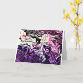 抽象芸術カラー勉強218、カード カード (黄色い花)