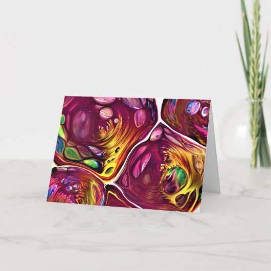 抽象芸術カラー勉強219、カード カード (正面)