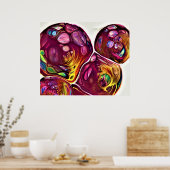 抽象芸術カラー勉強219, ポスター (キッチン)