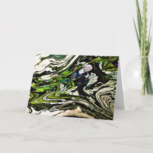 抽象芸術カラー勉強21、カード カード (正面)