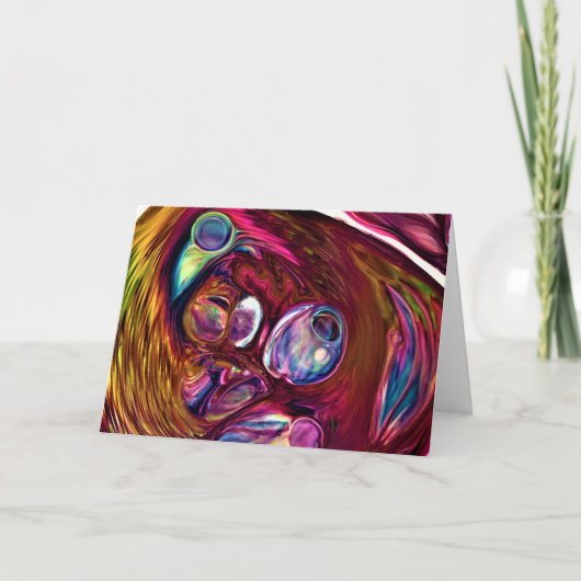 抽象芸術カラー勉強221、カード カード (正面)