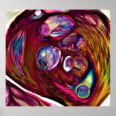 抽象芸術カラー勉強221、 ポスター (正面)