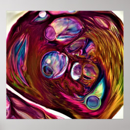 抽象芸術カラー勉強221、 ポスター