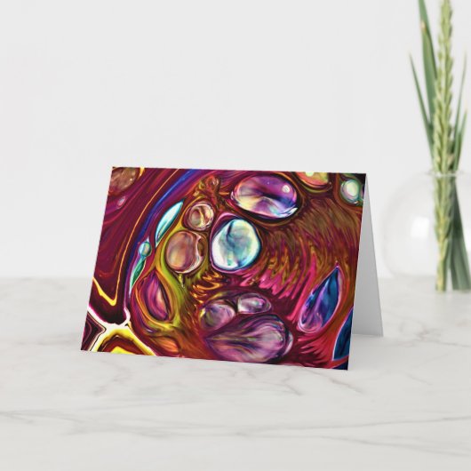 抽象芸術カラー勉強224、カード カード (正面)