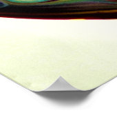 抽象芸術カラー勉強224、 ポスター (角)