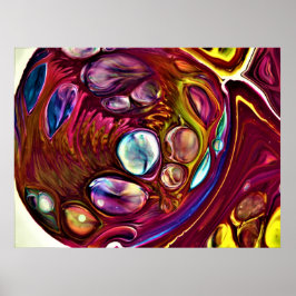 抽象芸術カラー勉強224、 ポスター